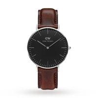 Daniel Wellington Unisex Classic Black Bristol Watch 36mm Watch