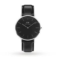 Daniel Wellington Unisex Classic Black Sheffield Watch 40mm Watch