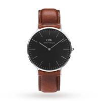 daniel wellington unisex classic black st mawes watch 40mm watch