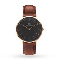 Daniel Wellington Unisex Classic Black St Mawes Watch 40mm Watch