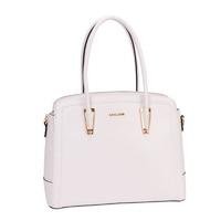 david jones white large metal detail tote handbag