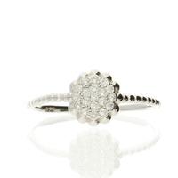 darcey stardust ring in sterling silver and cubic zirconia