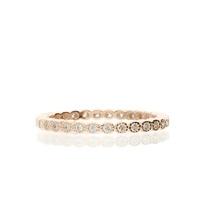 Darcey Simple Round Rose Gold Ring in Sterling Silver with Cubic Zirconias