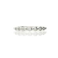 Darcey Multi-Dot Crystal Ring Band in Silver