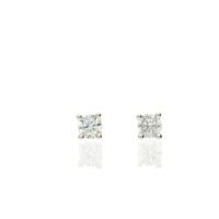 darcey simple stud cubic zirconia earrings in sterling silver