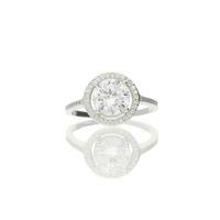 Darcey Aurora Crystal Ring in Silver