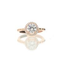 Darcey Elusive Crystal Ring in Rose Gold