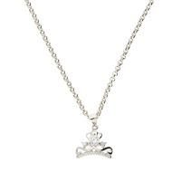 Darcey Classic Crown Pendant In Sterling Silver With Class AAA Cubic Zirconia