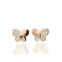 darcey perfectly simple butterfly stud earrings in sterling silver and ...