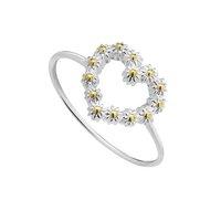 daisy iota heart ring