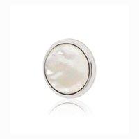 Daisy Silver Mother Of Pearl Halo Coin