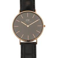 daniel wellington classic black reading watch