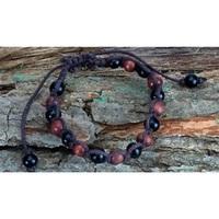 Dark Wood Coco Bead Bracelet