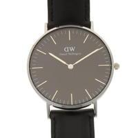 daniel wellington classic black sheffield watch