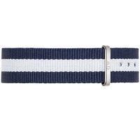 DANIEL WELLINGTON Ladies Glasgow 18mm Silver Strap