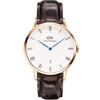 DANIEL WELLINGTON Men\'s Dapper York Rose 38mm Watch