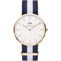 DANIEL WELLINGTON Men\'s Glasgow 40mm Watch