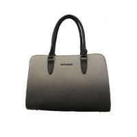 david jones structured tote rounded corner in blackgrey