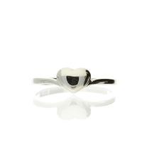 darcey simple sterling silver heart ring band