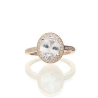 Darcey Vintage Attraction Ring in Sterling Silver with Cubic Zirconia Detailing