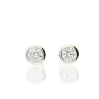 Darcey Sterling Silver Diamond Cubic Zirconia Birthstone Earrings