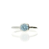 darcey sterling silver aquamarine cubic zirconia birthstone ring