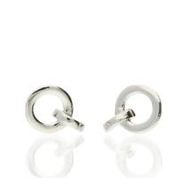 Darcey Open Circle Stud Drop Earrings