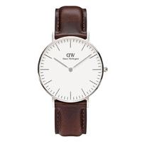 daniel wellington watches bristol 36 mm silver