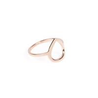Daisy London Cut Out Plectrum Rose Gold Plated Ring