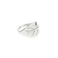 Daisy London Silver Leaf Ring