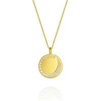 Daisy London Ladies Gold Plated Sun Necklace SMN402
