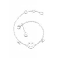 Daisy London \'Good Karma\' Silver Peace Bracelet KBR3018
