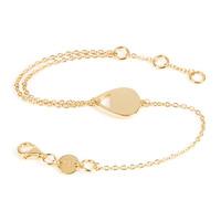 daisy london laura whitmore double gold plated chain plectrum bracelet ...