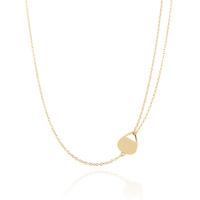 Daisy London Laura Whitmore Double Chain Plectrum Gold Plated Necklace LWN78