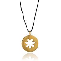 Daisy London Gold-Plated Riviera Cut-out Daisy Pendant RIVN8043