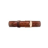 daniel wellington st mawes 13mm rose gold plated leather watch strap x ...