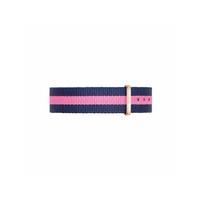 daniel wellington winchester 18mm rose gold plated fabric watch strap  ...