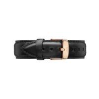 daniel wellington sheffield 20mm rose gold plated leather watch strap  ...