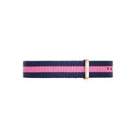 daniel wellington winchester 13mm rose gold plated fabric watch strap  ...