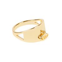 daisy london laura whitmore gold plated imagine ring lwsr014