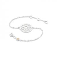 Daisy London \'Sacral Chakra\' Silver Chain Bracelet CHKBR1009