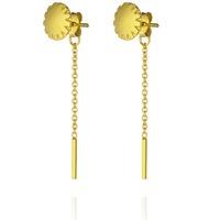Daisy London Ladies Gold Plated Sun Earrings SME104