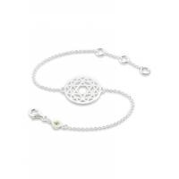 daisy london heart chakra silver chain bracelet chkbr1011