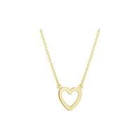 Daisy Gold Plated Good Karma Open Heart Necklace