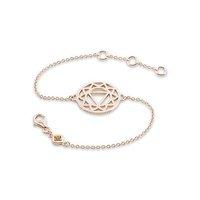 Daisy Solar Plexus Chakra Rose Gold Chain Bracelet