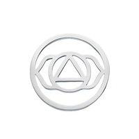 Daisy Brow Chakra Silver Halo Coin