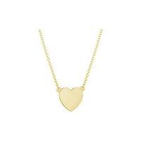 Daisy Gold Plated Good Karma Large Heart Necklace