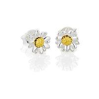 Daisy Gold Plated Vintage 7mm Studs