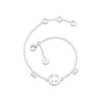 Daisy Peace Good Karma Chain Bracelet