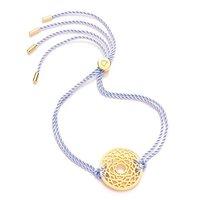 Daisy Gold Plated Crown Chakra Bracelet